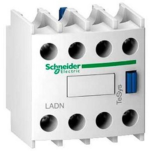 Schneider Electric - Hilfsschalterblock, 2S+2Ö, Schraubanschluss, LADN22,Rollladentaster