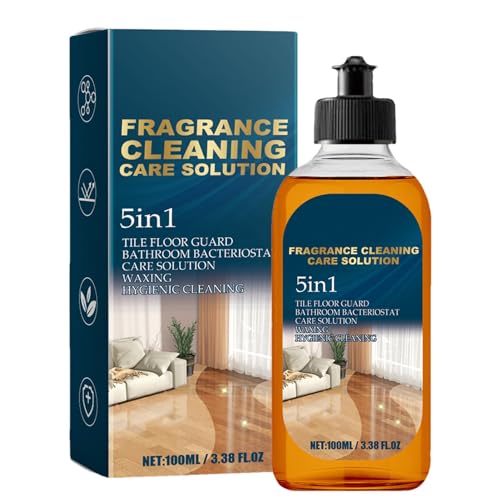 Bodenreiniger, 100 ml, Bodenduft, hygienische Reinigung, hygienischer Fliesenbodenschutz und Pflegelösung, hellt, poliert, vielseitig einsetzbar für Holz, Fliesenböden