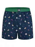 Happy Shorts Herren Boxer X-Mas Shorts, Geschenk, Weihnachten, Motiv - Christmas Allover - Größe M