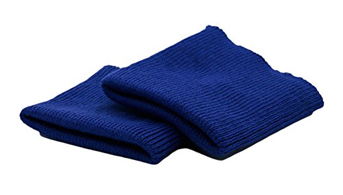 2 Elastische Bündchen für Kleidung - Ideal zum Nähen und Reparieren von Kleidungsstücken | Perfekt für Pullover, Hosen und Trainingsanzüge | 7,5 cm breit. (20. Elektrisches Blau)
