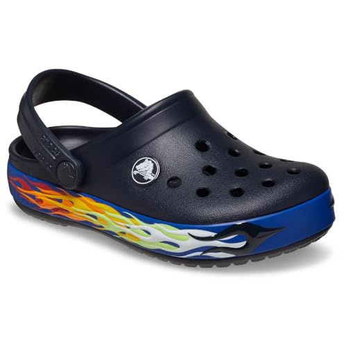 Crocs Unisex Kinder Crocband Clog T, Lights Deep Navy, 22/23 EU