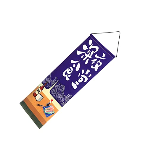 Supvox Sushi Restaurant Wanddeko Hängendes Banner Im Japanischen Stil Einzigartige Dekoration Für Restaurants Pubs Und Grilllokale Langlebig Und Praktisch