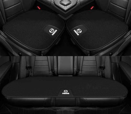 Auto Sitzkissen für Mazda 2 Type DE/DJ/XP21/DY 2008-2020 2021 2022 2023 2024 2025, Bequemes und Atmungsaktives Auto Sitzkissen, Anti Rutsch Sommer Autositzkissen, Autositzauflage Sitzschutz Zubehör