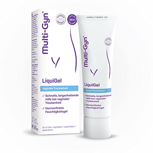 Multi-Gyn LiquiGel mit Applikator für sofortige Linderung –bei vaginaler Trockenheit, Schmerzen, Juckreiz oder Reizungen – Hormonfrei mit natürlichen Inhaltsstoffen - 50 ml