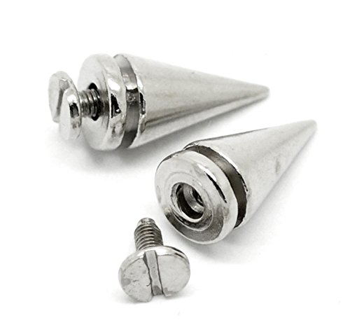 SiAura Material ® - 5 Stück Spikes Ziernieten 19x10mm