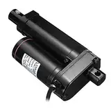 Linearantrieb, DC 12V / 24V Linearaktuator 150 0N DC Elektrische Fensteröffner Linearmotor 50mm 100mm 150mm 200mm 250mm Hub 30W 2.5A Einsatz in der Elektro- und Maschinenbauindustrie(12V 100N 60mm s,S