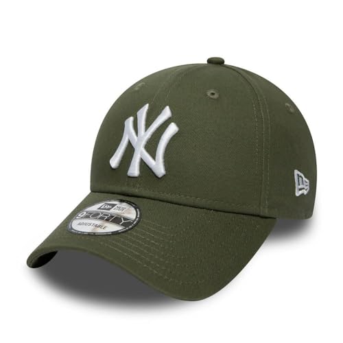 New era New York Yankees MLB League Essential Olivgrün Verstellbare 9Forty Cap für Kinder - Youth