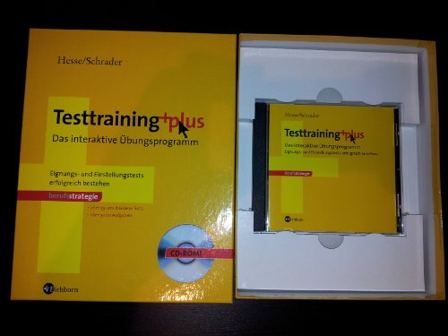 Testtraining plus: das interaktive Übungsprogramm. Eignungs- und Einstellungstests erfolgreich bestehen