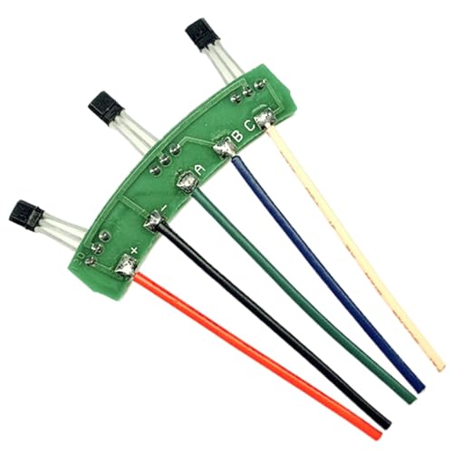 Hall-Sensor – Platine | Kabel Sensor Hall Motor Scooter, Hall-Sensor für Leiterplatten für Fahrzeuge, elektrisch für 2-Rad-Elektromotoren und 3-Rad-Motoren