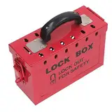 Lockout-Tagout-Box, Lockout-Tagout-Box mit Großem Fassungsvermögen, Ergonomischem Metallgriff, Edelstahlmaterial für OSHA-Konformität, Kits