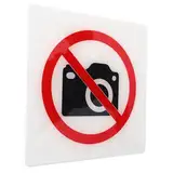 STOBOK Kein Fotoschild Wandschild Zum Fotografieren Verboten Kreatives Fotoverbotsschild Warnschild „kein Foto“. Nicht-foto-schild Verbotenes Fotoschild Schild Ohne Foto Acryl