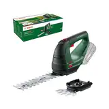 Bosch Akku-Grassschere/Heckenschere AdvancedShear 18V-10 (ohne Akku, 18-Volt-System, schneidet bis zu 85 m² pro Akkuladung, mit Strauch- und Grasscherenmesser)