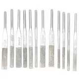 Schmirgelnadelfeilen-Set, 12-teilig, Metall, Glas, Steinformwerkzeuge, 3 mm Schaft, Körnung 100–300, Präzisionsfeil-Set für Handwerk, Holzbearbeitung, Marmorarbeiten