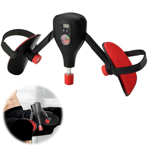 Oberschenkeltrainer Beckenbodentrainer für Männer Damen Einstellbar Winkel Stärke, Zählbares Design Beckenboden Trainingsgerät Beinpresse für Zuhause Beintrainer Oberschenkel Bein Adduktoren Trainer