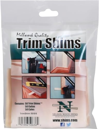 Nelson Wood Shims TRIMSHIM50/6/6/40 WD-Zierleiste, 8,9 cm (3,5 Zoll), 1 Stück