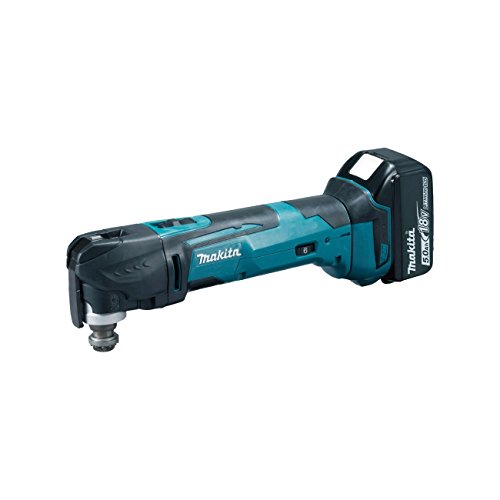 Makita DTM51RT1J3 Multifunktionswerkzeug 18 V / 5,0 Ah, inklusiv 41 teilig Werkzeugbox, Ladegerät im MAKPAC