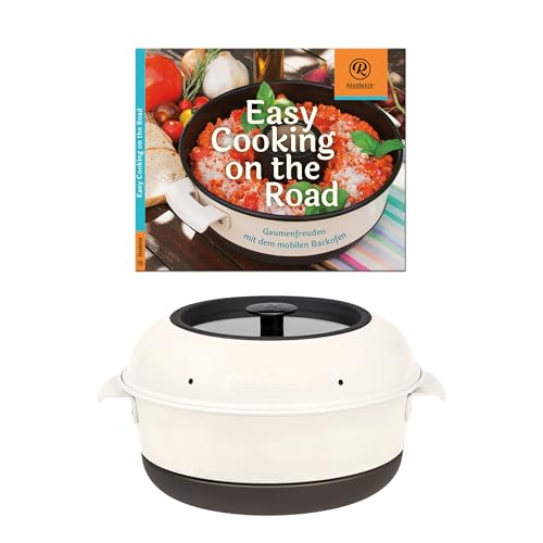 RoadBaker Easy Cooking Set 2-teilig | Campingbackofen | Backgitter | mobiler Backofen | Kochbuch