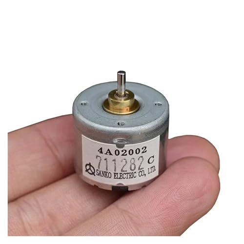 IINKUEYK RF-310 Electronic Starter DC5V 6V 6500RPM 24mm Diameter Round Spindle Electronic Starter Precious Metal Brush DIY CD DVD Player Toy Model