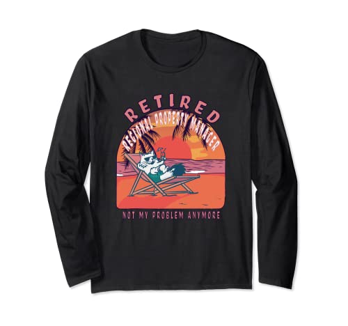 Regionalverwalter im Ruhestand Lustiger Vintage-Ruhestand Langarmshirt
