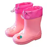 Stiefel für Mädchen, Größe 38, Regenstiefel für Mädchen, Jungen, Kinder, Regenstiefel, isoliertes Futter für Jungen und Mädchen, Gummi-Regenstiefel, Kleinkinder, Regenstiefel, Jugendliche, Mädchen,