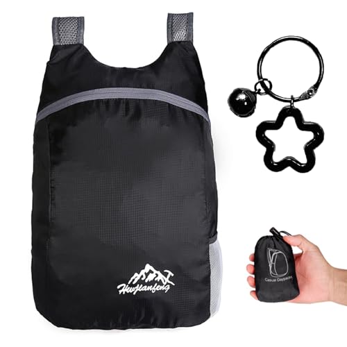 Ultraleichter Faltbarer Rucksack, Praktischer Faltrucksack, Ultraleichter Outdoor-Rucksack, Wasserdichter Reiserucksack, Faltbarer Rucksack für Reisen, Outdoor-Camping für Erwachsene und Kinder