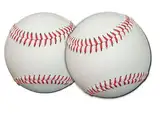 Generisch 2X Leder Baseball 9 Inch original Größe und Gewicht, Ideal Spiel, Spaß, Training und auch für Unterschriften