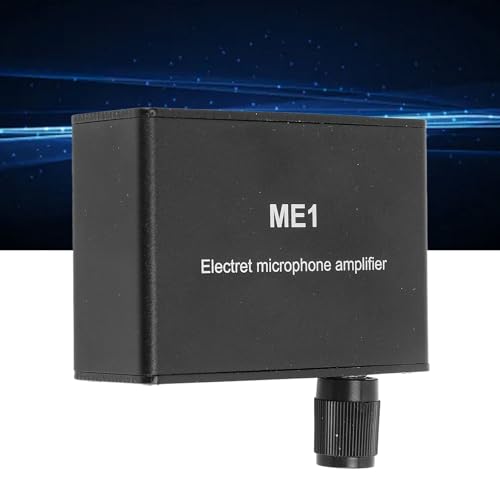 Elektret-Mikrofonverstärker, Einstellbare Verstärkung, Kondensatormikrofon, Kopfhörer-Vorverstärker für Tonprofis