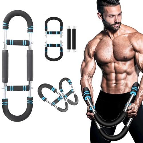 Twister-Armtrainer, verstellbares Brust Trainingsgerät, Heimtrainer, Twister-Armtrainer, tragbare Power-Twister-Stange, abnehmbares Design, Fitness überall
