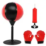 Punchingball Schreibtisch Punchball Desktop Boxsack Mit Saugnäpfen Stress Boxsack, Rage Bag Boxbirne Tisch Boxsack Mini Boxball für Erwachsene Zuhause Büro Schule