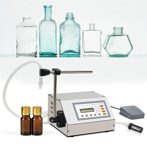 WOQLIBE Füllmaschine Flüssigkeit, 2-3500ML LCD Filling Machine, Automatik Flüssige Liquid Zählpumpe Abfüllmaschine für Wasser Wein Milchgetränk