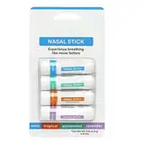 4 Packs Organic Refreshing Mints Oils Nasal Stick | 4 Packs Nasal Stick,Natural Refreshing Mints Oils Nasal Cavity Inhaler,Menthol Inhaler Nasal Stick for Cleaning the Nasal Passages