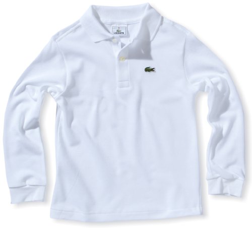 Lacoste Jungen L1912-00 Hemd, Weiß (White), 164 (Herstellergröße: 14A)