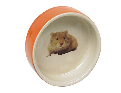 Nobby HAMSTER Keramikschale, orange Ø7,5 x 2,5 cm, 1 Stück