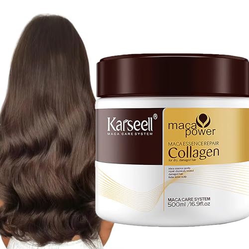 Transplant Karseell Collagen Hair Treatment 500 ml Deep Repair Conditioning Arganöl Kollagen Haarmaske Essenz für trockenes, geschädigtes Haar