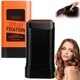 HaarfäRbekamm, HaarfäRbestift, Haar Concealer Grauhaarabdeckung, 2-In-1 Instant HaarfäRbestift Mit Integriertem, Wasser- Und SchweißFest FüR Graues Haar Instant Hair Stick (Braun)(3)