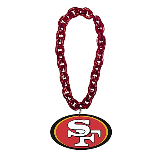 Aminco NFL San Francisco 49ers Team Fan-Kette, Rot