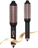 Double PTC Thermal Brush 38mm, Haarstyling Lockenbürste, Volumen Haar Kamm Rundbürste,Hot Brush LCD-Anzeige 120-210℃, Double Spannung Stylingbürsten für Reise, Geschenke für Frauen