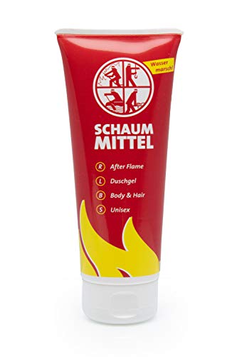 DFV Feuerwehr-Duschschaum After Flame im trendigen Feuerwehr-Design, 200 ml