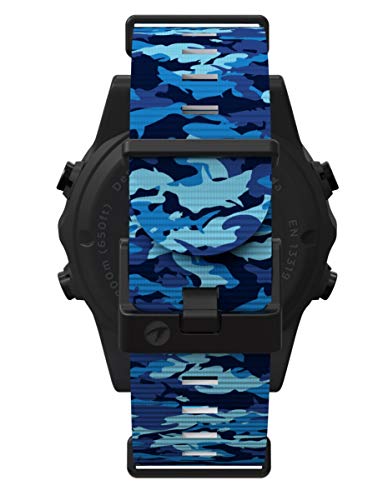 Shearwater Teric Gurt-Set, lang, Nylon, Blau / Camouflage