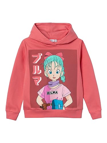 NAME IT Mädchen NKFJUS Dragonball Sweat WH BRU NOOS VDE Sweatshirt, Tea Rose, 122/128