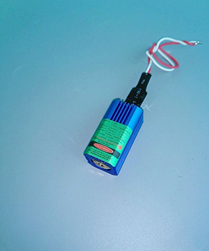 12V 532nm 50mW Fokussierbares grünes Punkt-Laser-Modul w / Heatsink