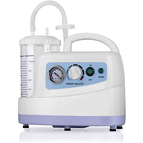 Automatische Schleimabsaugung, Schleimsekret-Absaugmaschine, elektrische Sputum-Schleim-Absaugpumpe, Geräteeinheit mit 1000-cc-Absaugbehälter für ältere Erwachsene und Kinder.