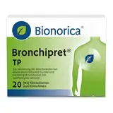 Bronchipret TP Filmtabletten – 3-fach Effekt bei Husten, festsitzendem Schleim und Entzündung in den Bronchien, ab 12 Jahren & Erwachsene, ideal für unterwegs, pflanzlich 20 St