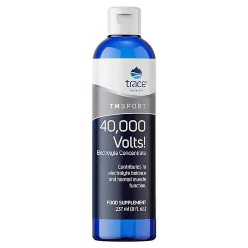 Trace Minerals, 40.000 Volts!, Elektrolyt-Konzentrat, 237ml, Mineralien-Mix, Laborgeprüft, Glutenfrei, Sojafrei, Vegan