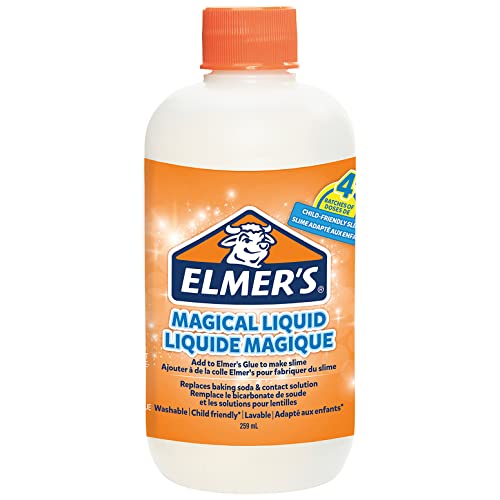 Magische Flüssigkeit von Elmer's für Klebeschleim | Flasche mit 259 ml – ideal zur Herstellung von Schleim