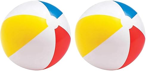 Intex Glossy Panel - Aufblasbarer Wasserball/Strandball - Durchmesser 51 cm (Packung Mit 2)