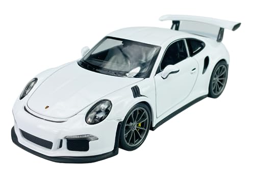 Welly Porsche 911 991 GT3 RS Coupe Weiss 2011-2018 1/24 Metall Modell Auto Die Cast Neu im Kasten