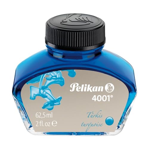 Pelikan Tintenglas Tinte 4001, Türkis, 62.5 ml, 1 Glas