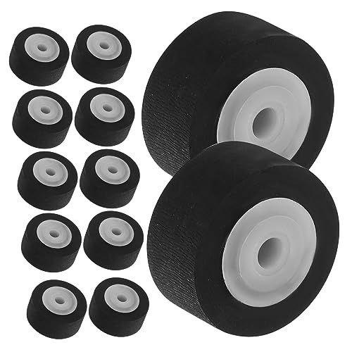 VILLCASE 12 Stück Teiliges Andruckrollen für Audiorekorder Lagerrollen für Video Audiogeräte Robuste Kompakte Ersatzteile für Tape Recorder Stereoanlagen