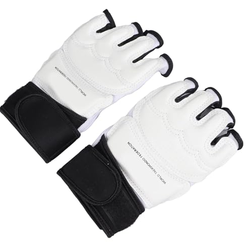 Boxhandschuhe, Halbfinger-Boxhandschuhe, Verstellbar, Bequem für Kickboxen, Kampf, Boxsack-Training (XS)